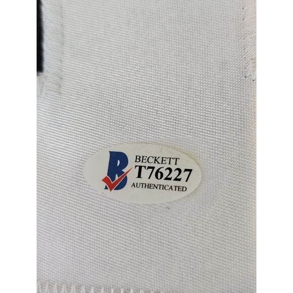 Troy Smith Autographed/Signed Jersey Beckett Sticker Black Custom Jersey - Picture 3 of 10